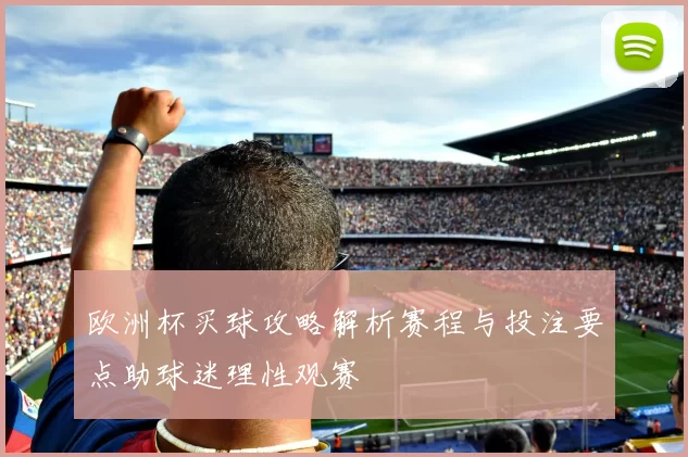欧洲杯买球攻略解析赛程与投注要点助球迷理性观赛