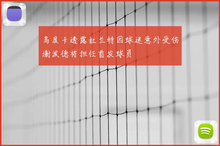 乌度卡透露杜兰特因球迷意外受伤谢泼德将担任首发球员