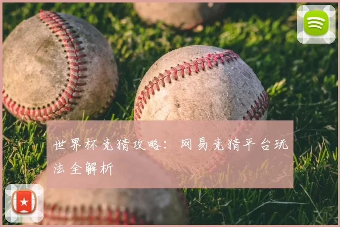 世界杯竞猜攻略：网易竞猜平台玩法全解析