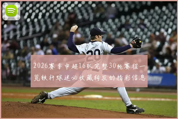 2026赛季中超16队完整30轮赛程一览铁杆球迷必收藏转发的精彩信息